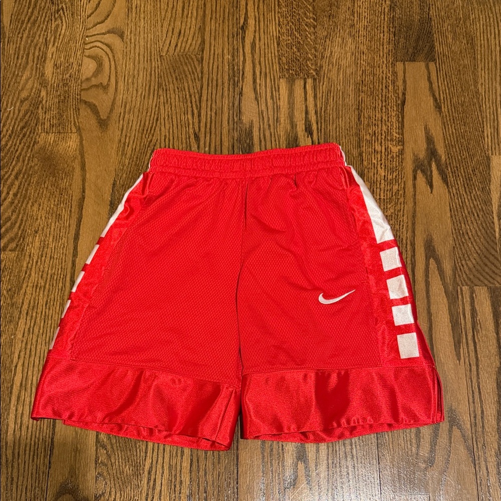 Nike Kids Elite Red Athletic Shorts size small